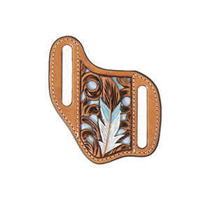 Nocona Tan Feather Knife Sheath