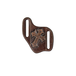 Nocona Cross Embossed Knife Sheath