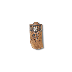 Ariat Ostrich Print Knife Sheath