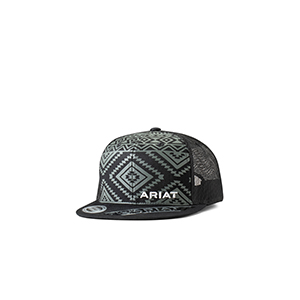 Ariat Youth Black Aztec Snapback