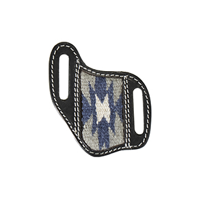 3D Wool Southwest Black Knife Sheath