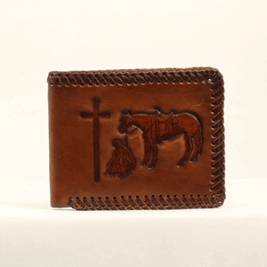 Nocona Men's Praying Cowboy BiFold Wallet