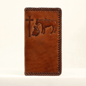 Nocona Men's Rodeo Praying Cowboy Wallet