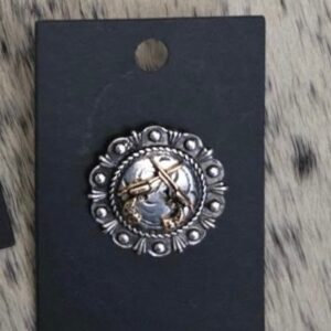 Crossed Pistols Hat Pin